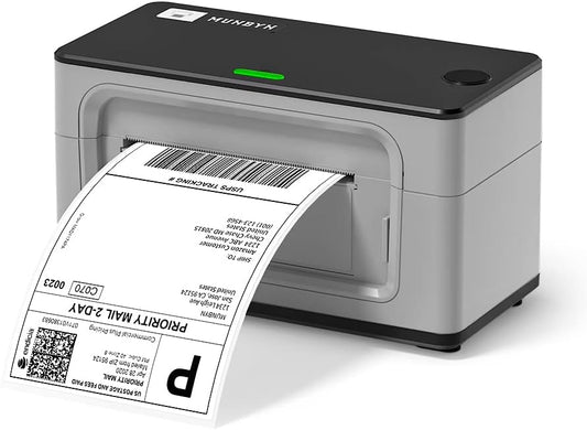 MUNBYN Desktop Thermal Label Printer 4x6 for Shipping Packages Postage