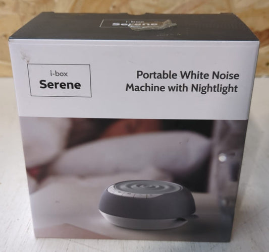 i-box White Noise Machine with Nightlight, Portable Rechargeable