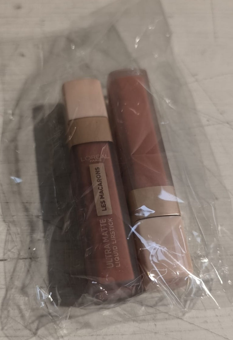 L'Oreal Paris Les Macarons Matte Liquid Lipstick 824 Guava Gush pack of 2