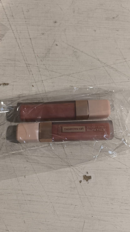 L'Oreal Paris Les Macarons Matte Liquid Lipstick 824 Guava Gush pack of 2